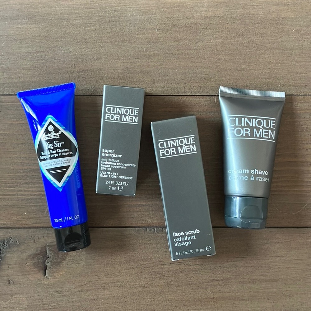 Clinique for Men and Big Sir Skincare Samples